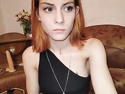 mympa.ru Petite redhead slut fingering on webcam