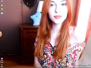 lettifox Redhead teen girl pussyplays