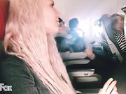 REDFOX Masturbation in an airplane from excitement_720p
