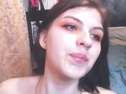 migurtt Facial show with a lustful Russian pussy