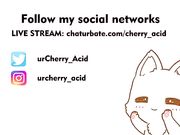 cherry_acid - Free cumshow with dildo machine