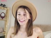jodieangel4sin - Naked skinny cam beauty in a hat teases