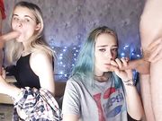 69chupachups Chaturbate sucking online show with two schoolgirls