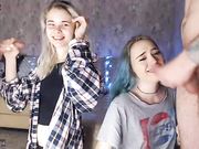 69chupachups Chaturbate sucking online show with two schoolgirls