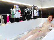 little_mystery Takes a bath in an online video show