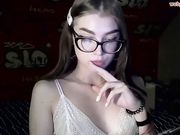 GirlMilkshake Russian teen fucks a vibrator and masturbates anal