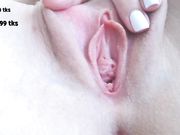 alisebae Small pussy gape close up