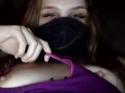 c00nt Aufnahme einer Videoshow mit einer neuen Hure