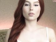 CutieWild Exclusive show with redhead princess