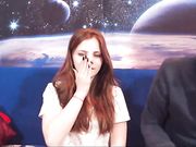 lory_xoxo Cum blowjob show with redhead student