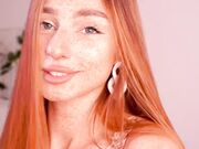 artease Naked redhead model with freckles