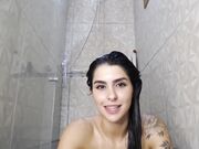 jeangreybianca shower with big latino ass
