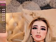 crystalreves webcam doll rips himself with big toy