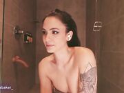 gia_baker - Dildo fuck in shower part-2
